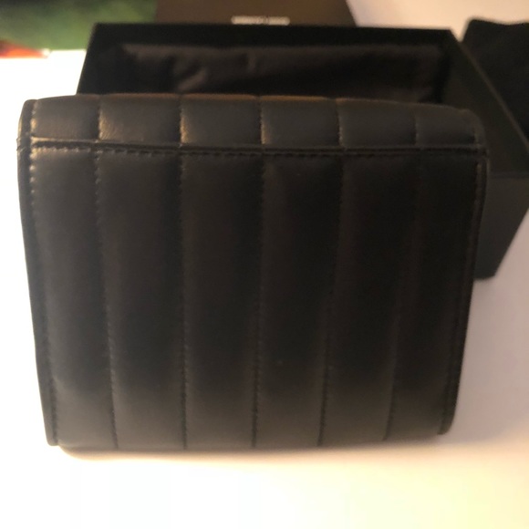 SOLD NWT Bkack and Gold Vicky Wallet - Picture 2 of 6